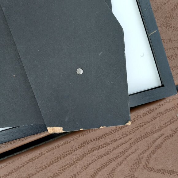 Pottery Barn 11x14" Wood Document Frame Black Brown - Picture 8 of 16